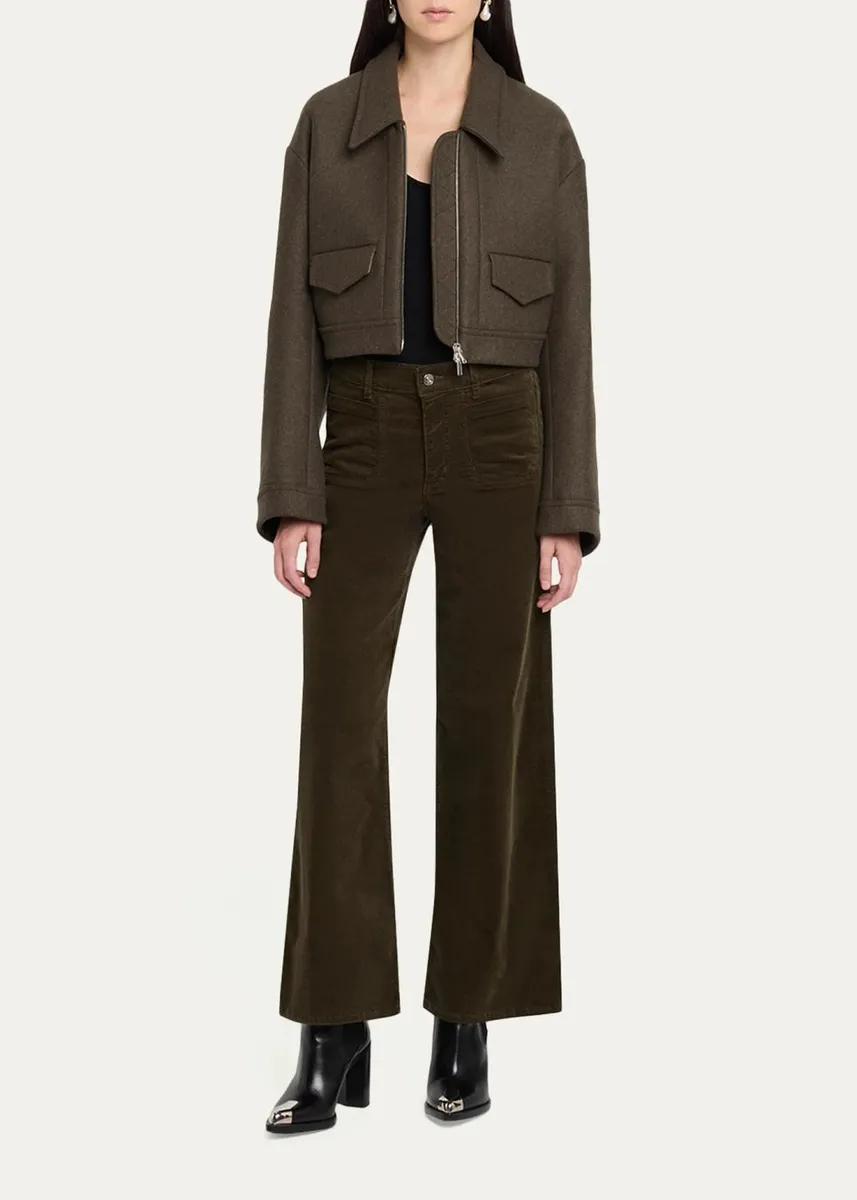 Frame Le Slim Palazzo Modernist Pocket Corduroy Jeans | Thumbnail 2