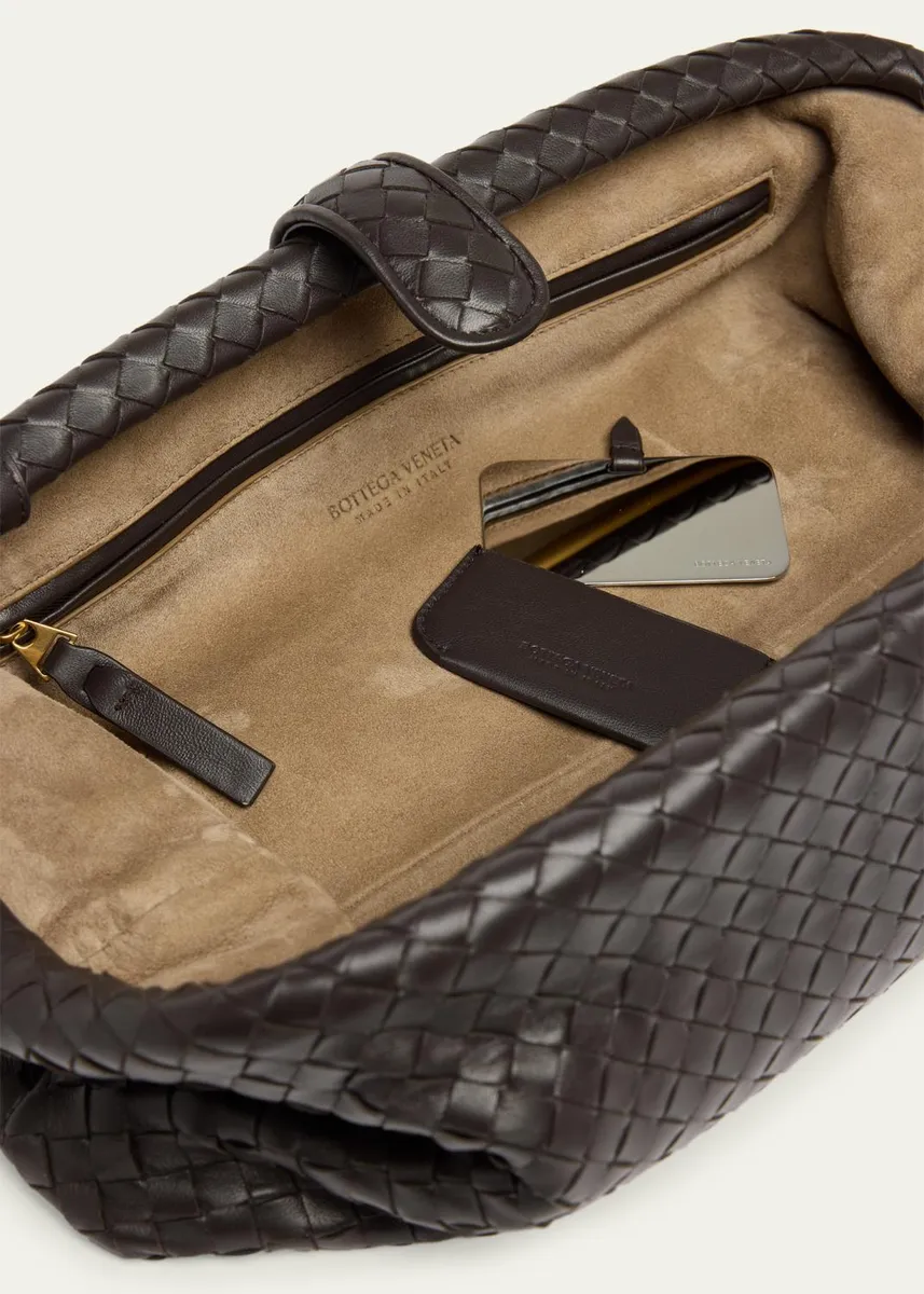 Bottega Veneta Lauren 1979 Leather Clutch Bag | Thumbnail 4
