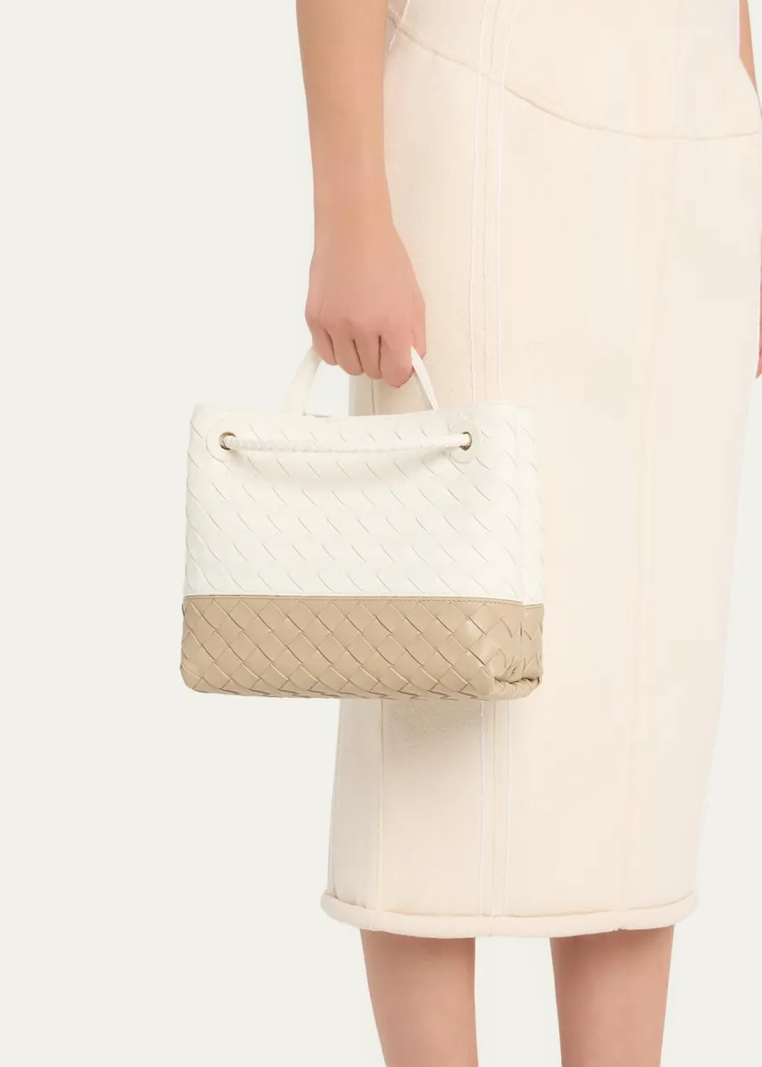 Bottega Veneta Andiamo Small Two-Tone Leather Shoulder Bag | Thumbnail 2 Bottega Veneta Andiamo Small Two-Tone Leather Shoulder Bag | Thumbnail 2