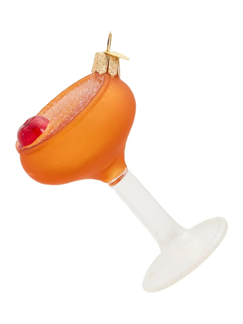 Old World Christmas Manhattan Martini Christmas Ornament