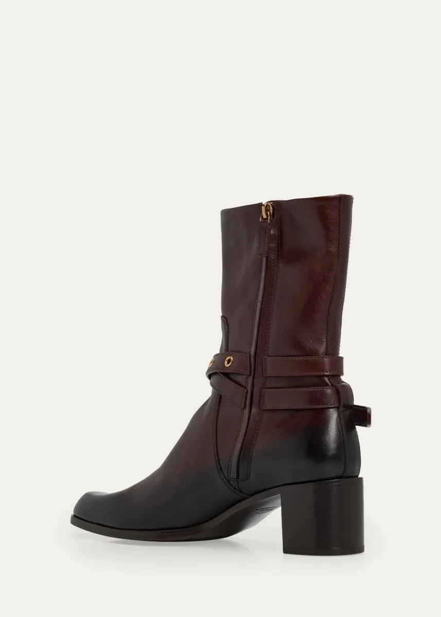 Tod's 60MM Leather Ankle Boots | Thumbnail 4