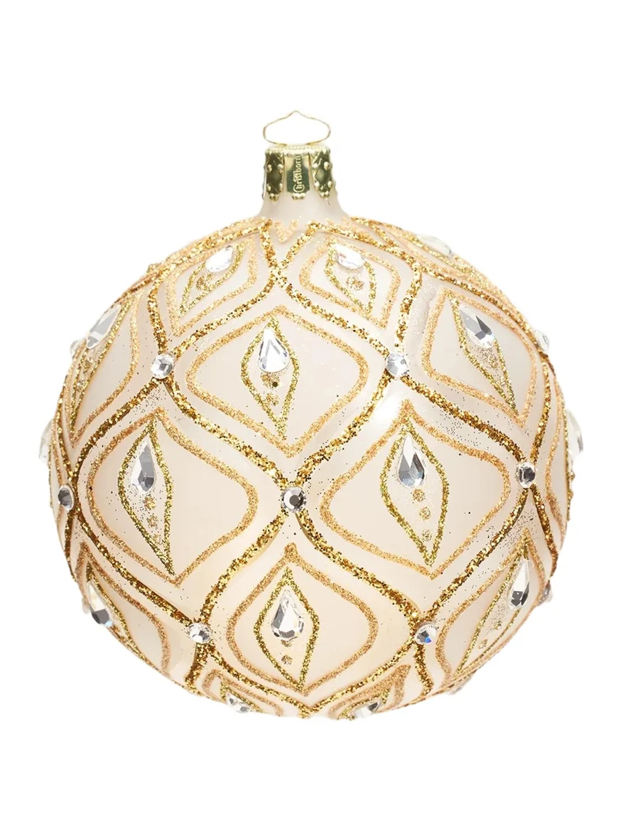 Rhinestone Frost Ball Christmas Ornament Rhinestone Frost Ball Christmas Ornament