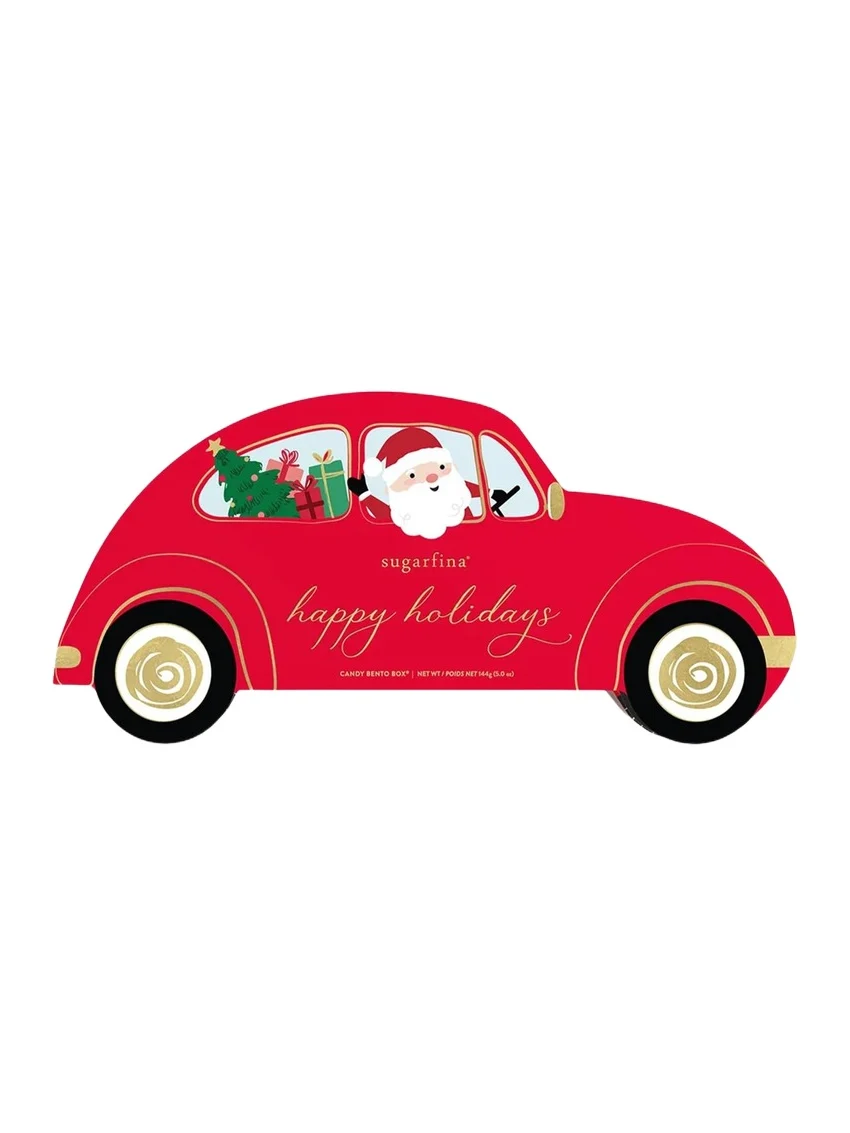 Sugarfina Santa Claus Car 2-Piece Bento Box