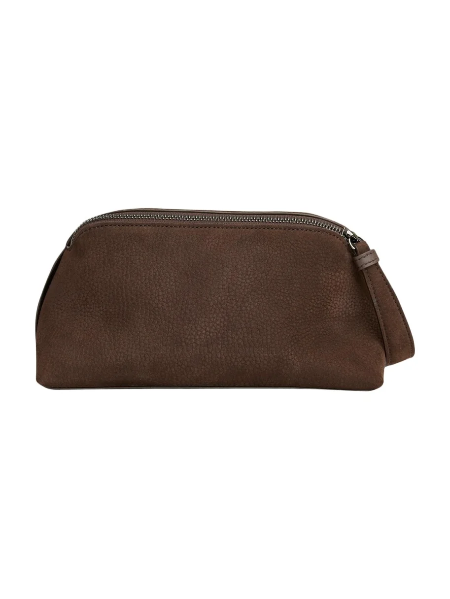 Christian Louboutin Men's Nostalgic Suede Toiletry Case