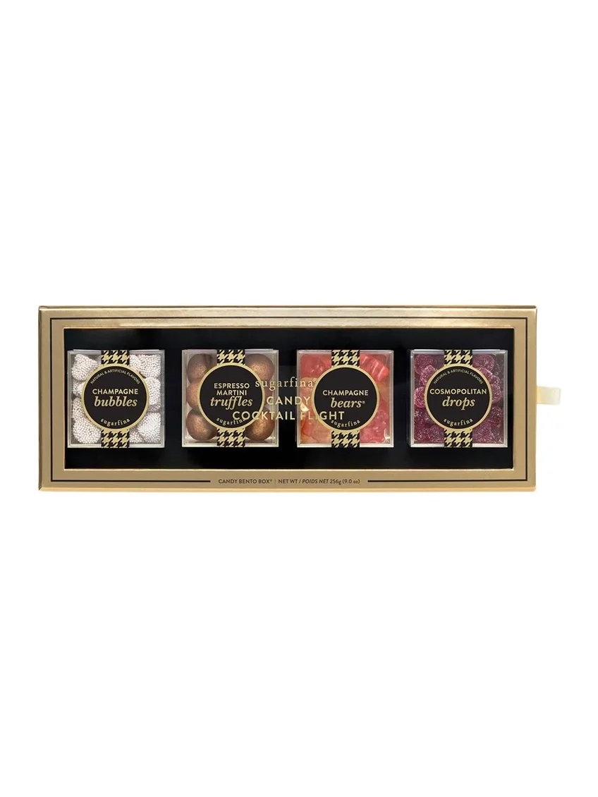 Sugarfina Candy Cocktail Flight 4-Piece Candy Bento Box