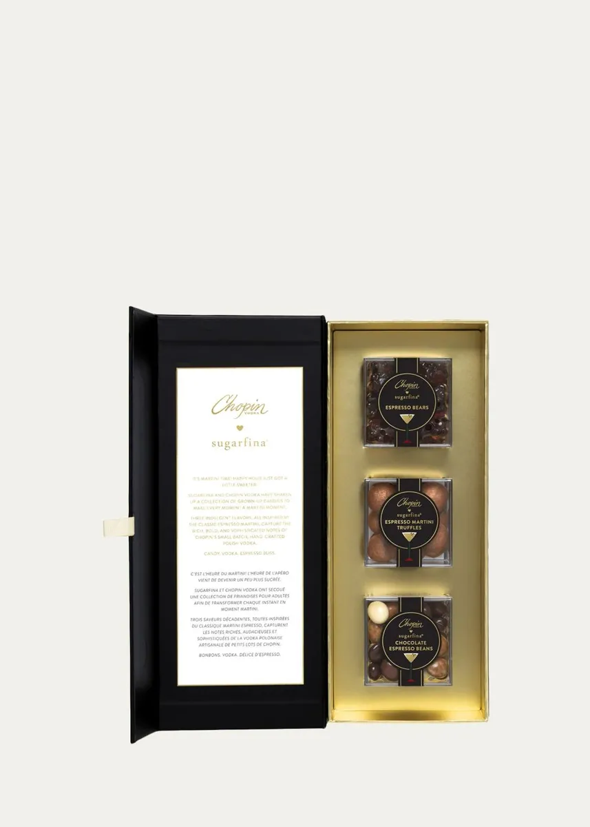 Sugarfina x Chopin Vodka Espresso Martini 3-Piece Bento Box | Thumbnail 2 Sugarfina x Chopin Vodka Espresso Martini 3-Piece Bento Box | Thumbnail 2