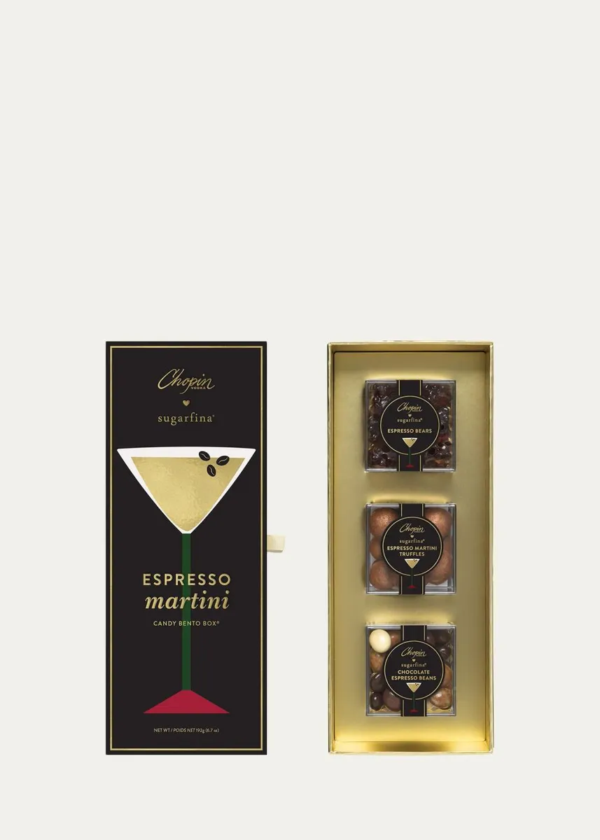 Sugarfina x Chopin Vodka Espresso Martini 3-Piece Bento Box | Thumbnail 3 Sugarfina x Chopin Vodka Espresso Martini 3-Piece Bento Box | Thumbnail 3