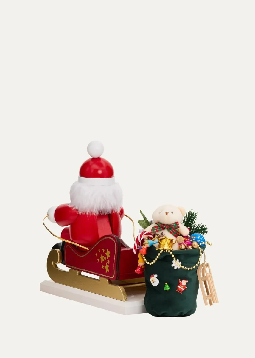 Steinbach Santa on His Sled Nutcracker | Thumbnail 2