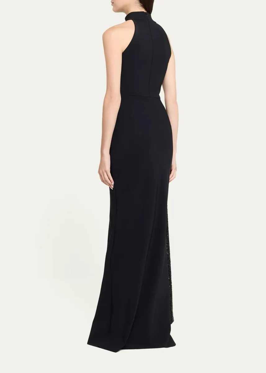Chiara Boni La Petite Robe Virgo Sequined Column Gown | Thumbnail 3
