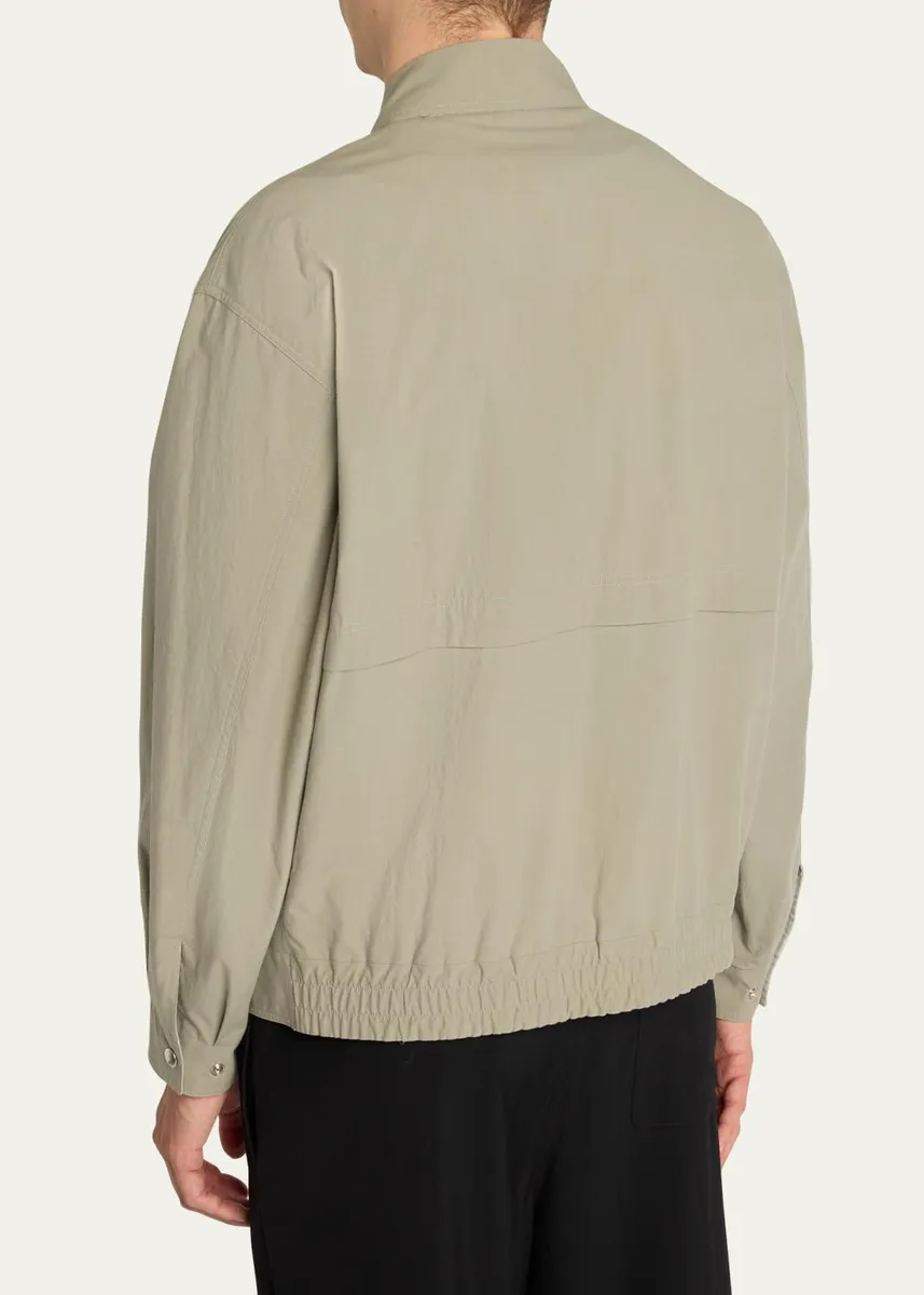 The Row Men's Vana Cotton Blouson Jacket | Thumbnail 3 The Row Men's Vana Cotton Blouson Jacket | Thumbnail 3
