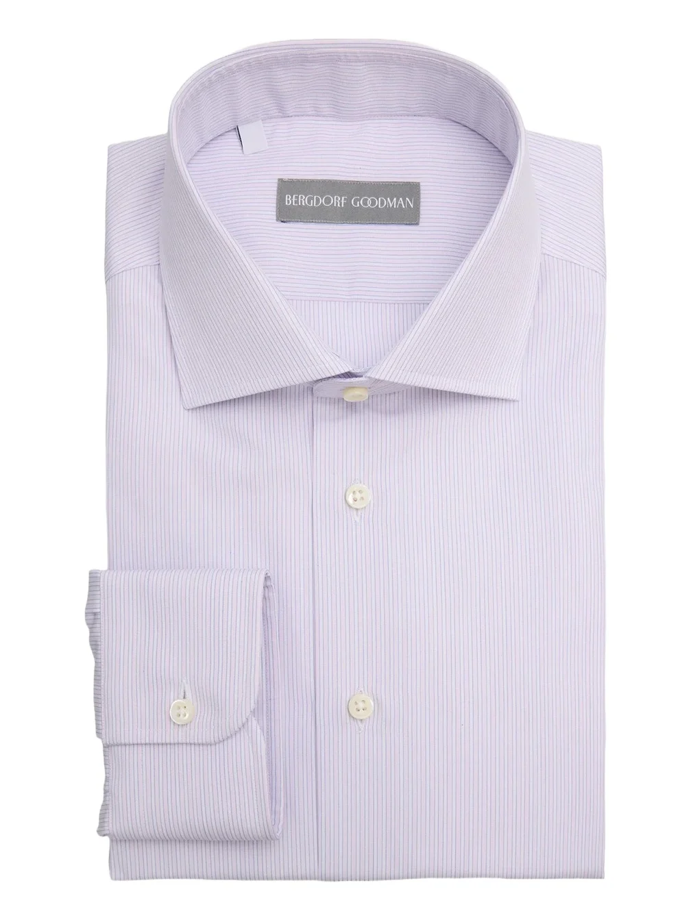 Bergdorf Goodman Men's Pinstriped Cotton Dress Shirt