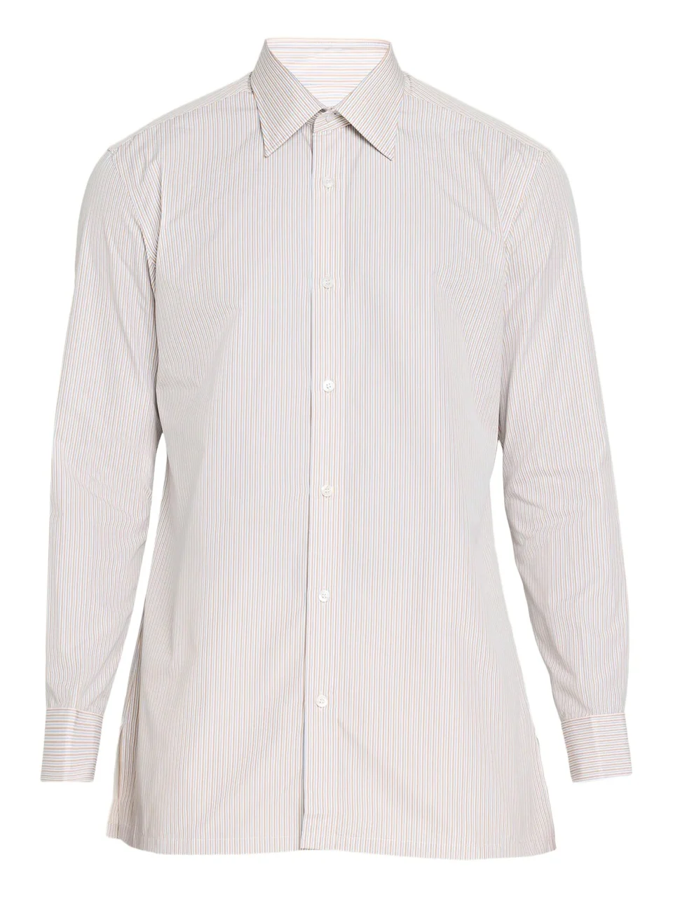 Charvet Men's Fine-Stripe Cotton Dress Shirt