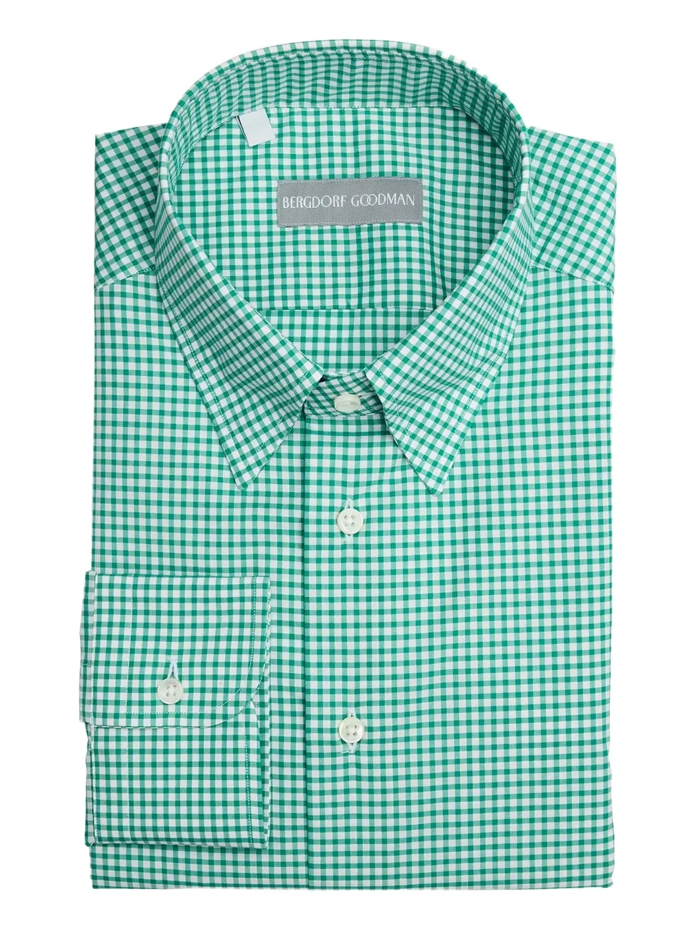 Bergdorf Goodman Men's Gingham Check Dress Shirt