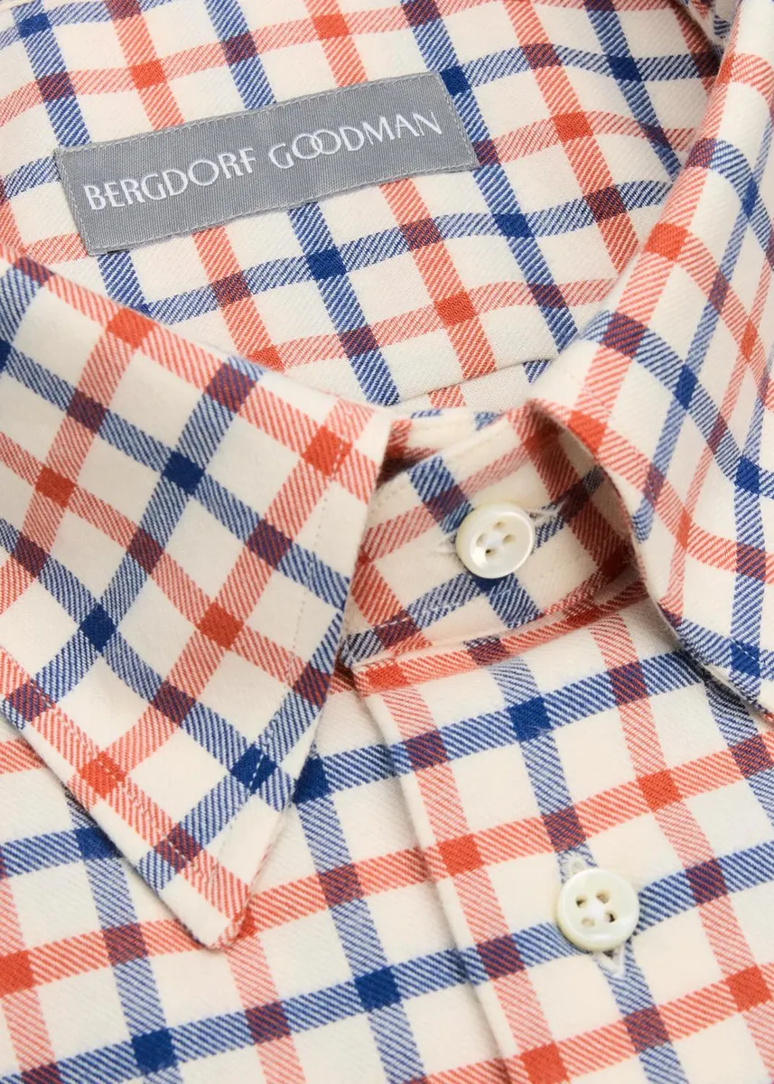 Bergdorf Goodman Men's Plaid Cotton Dress Shirt | Thumbnail 2 Bergdorf Goodman Men's Plaid Cotton Dress Shirt | Thumbnail 2