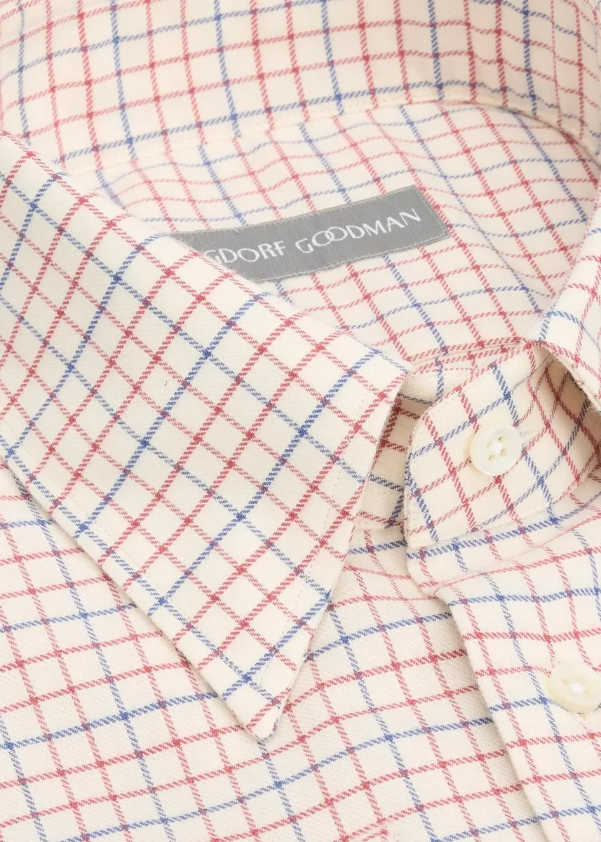 Bergdorf Goodman Men's Grid Check Cotton Dress Shirt | Thumbnail 2 Bergdorf Goodman Men's Grid Check Cotton Dress Shirt | Thumbnail 2