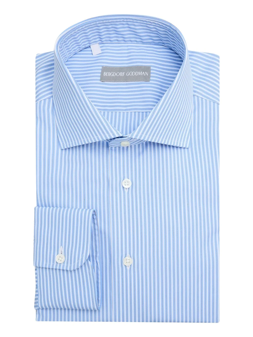 Bergdorf Goodman Men's Stripe Cotton Dress Shirt