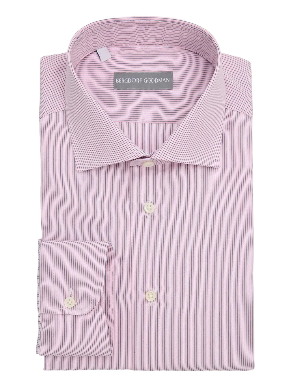 Bergdorf Goodman Men's Pinstripe Cotton Dress Shirt