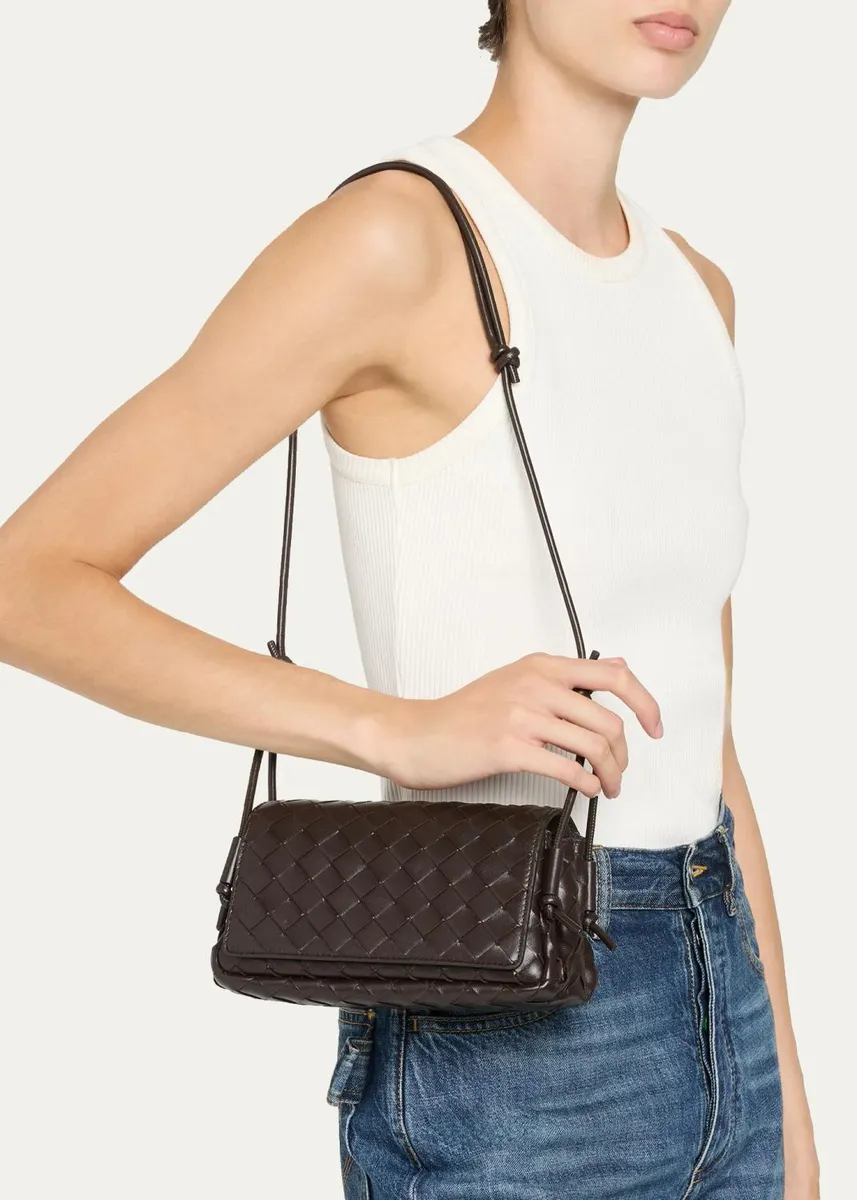 Bottega Veneta Notturno Nappa Leather Shoulder Bag | Thumbnail 2 Bottega Veneta Notturno Nappa Leather Shoulder Bag | Thumbnail 2