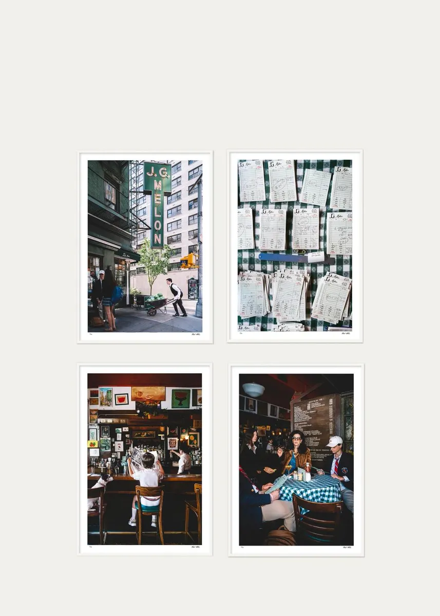 Nick Mele Fine Art "J. G. Melon, Set of 4" Limited Edition BG 125th Anniversary Framed Photo Prints | Thumbnail 2 Nick Mele Fine Art "J. G. Melon, Set of 4" Limited Edition BG 125th Anniversary Framed Photo Prints | Thumbnail 2