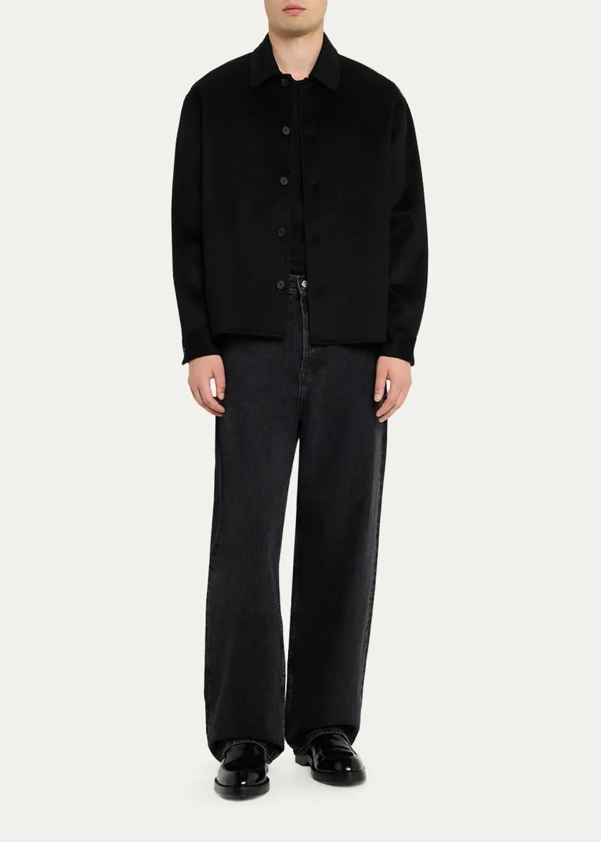 Frame Men's Double-Face Wool Overshirt | Thumbnail 2