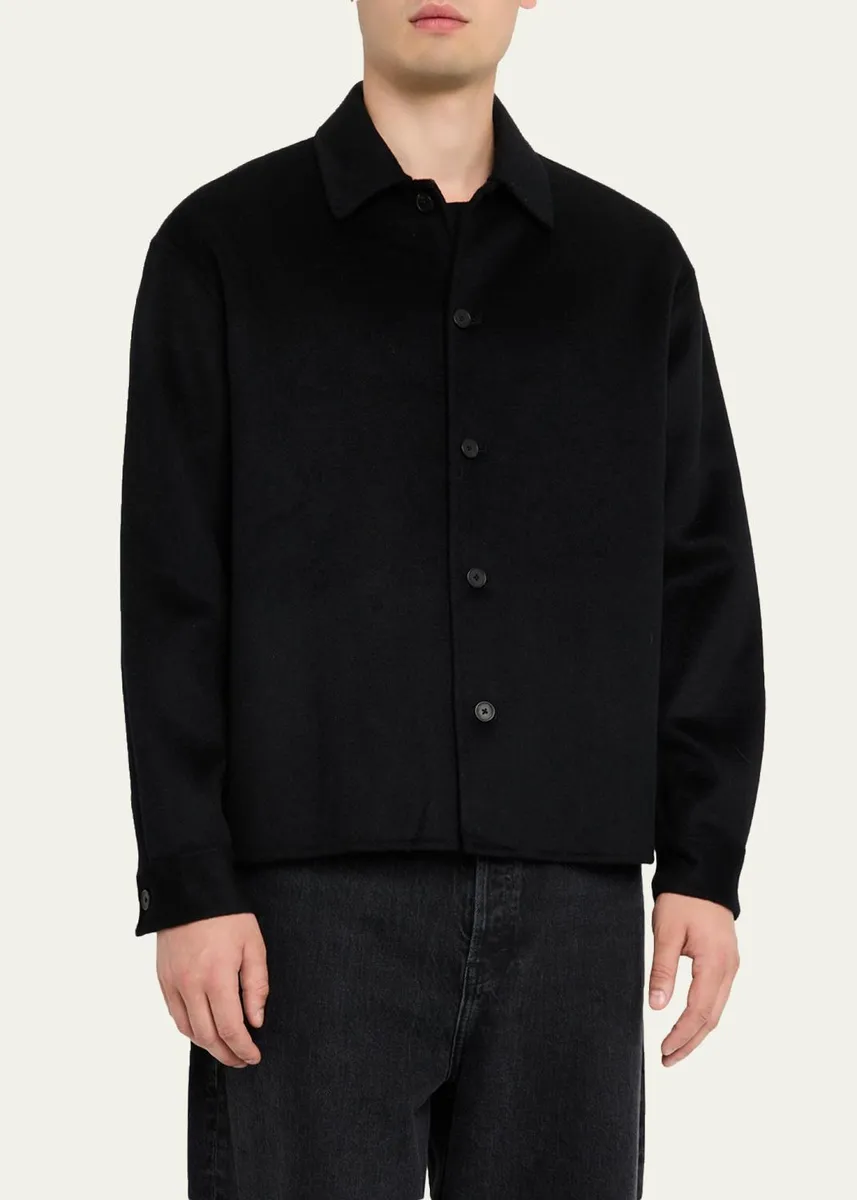 Frame Men's Double-Face Wool Overshirt | Thumbnail 4