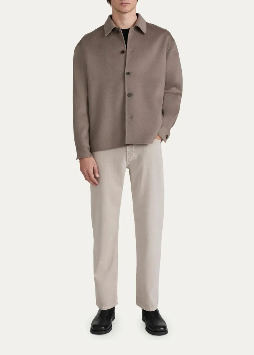 Frame Men's Double-Face Wool Overshirt | Thumbnail 6