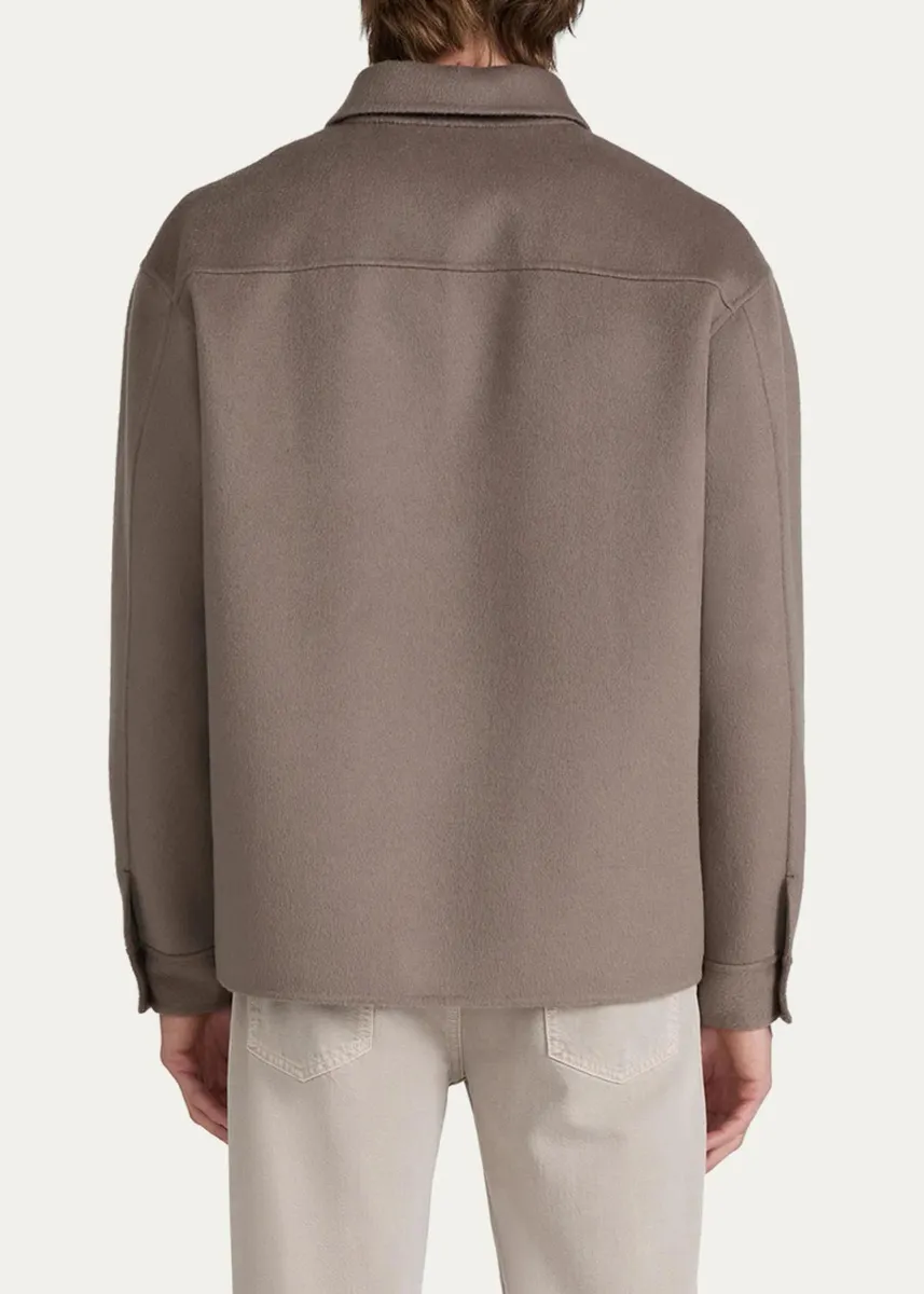 Frame Men's Double-Face Wool Overshirt | Thumbnail 7