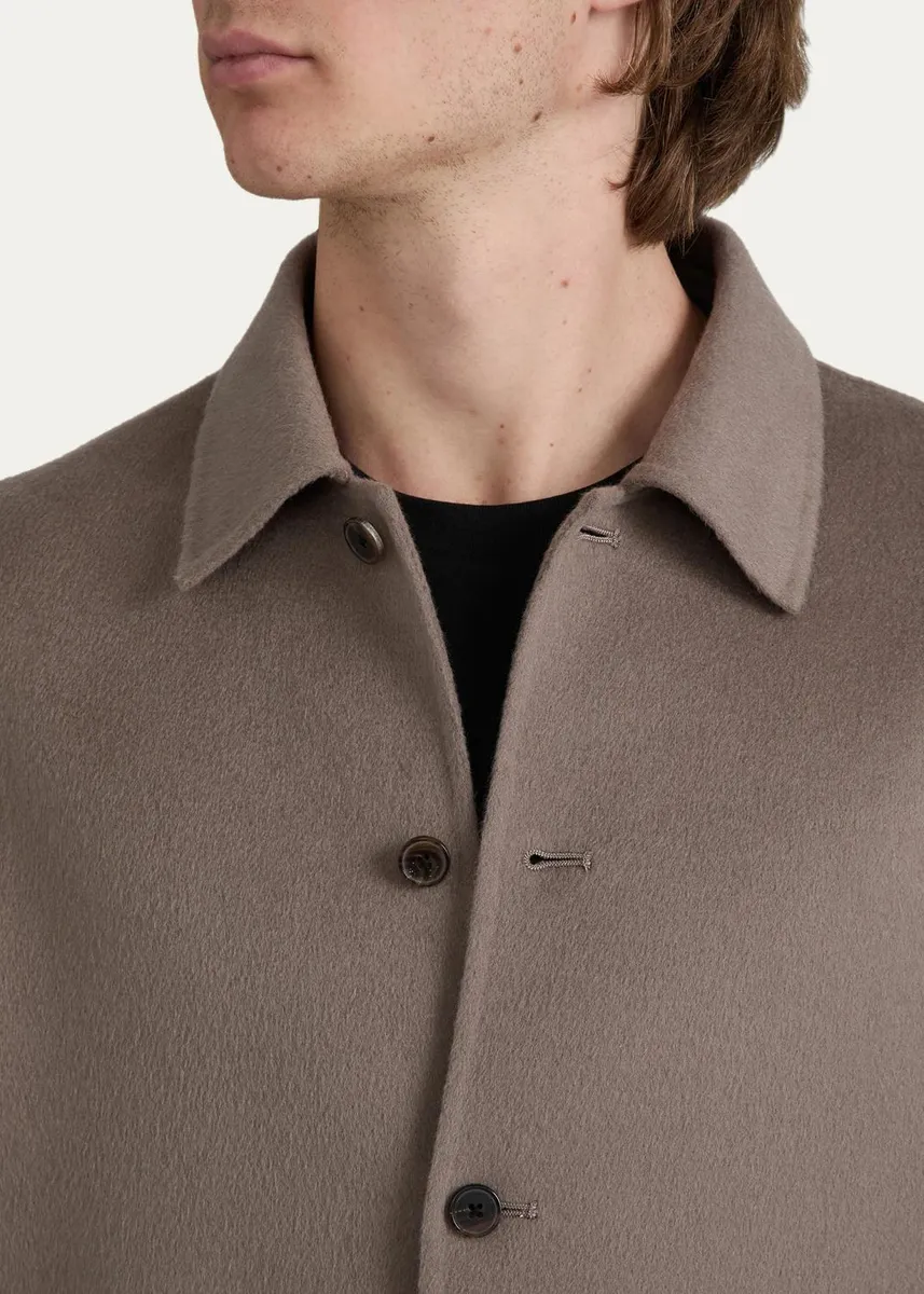 Frame Men's Double-Face Wool Overshirt | Thumbnail 9