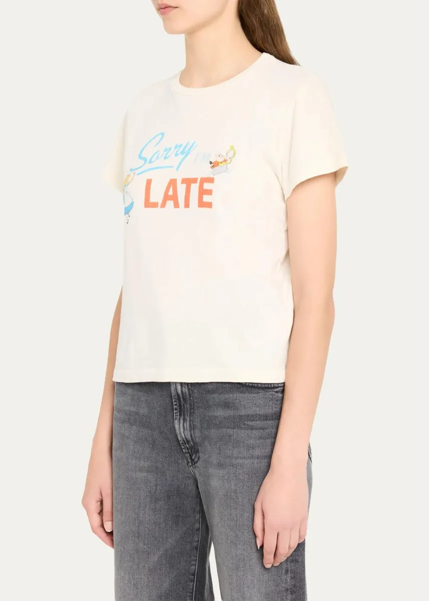 RE/DONE Alice Late Classic T-Shirt | Thumbnail 4 RE/DONE Alice Late Classic T-Shirt | Thumbnail 4
