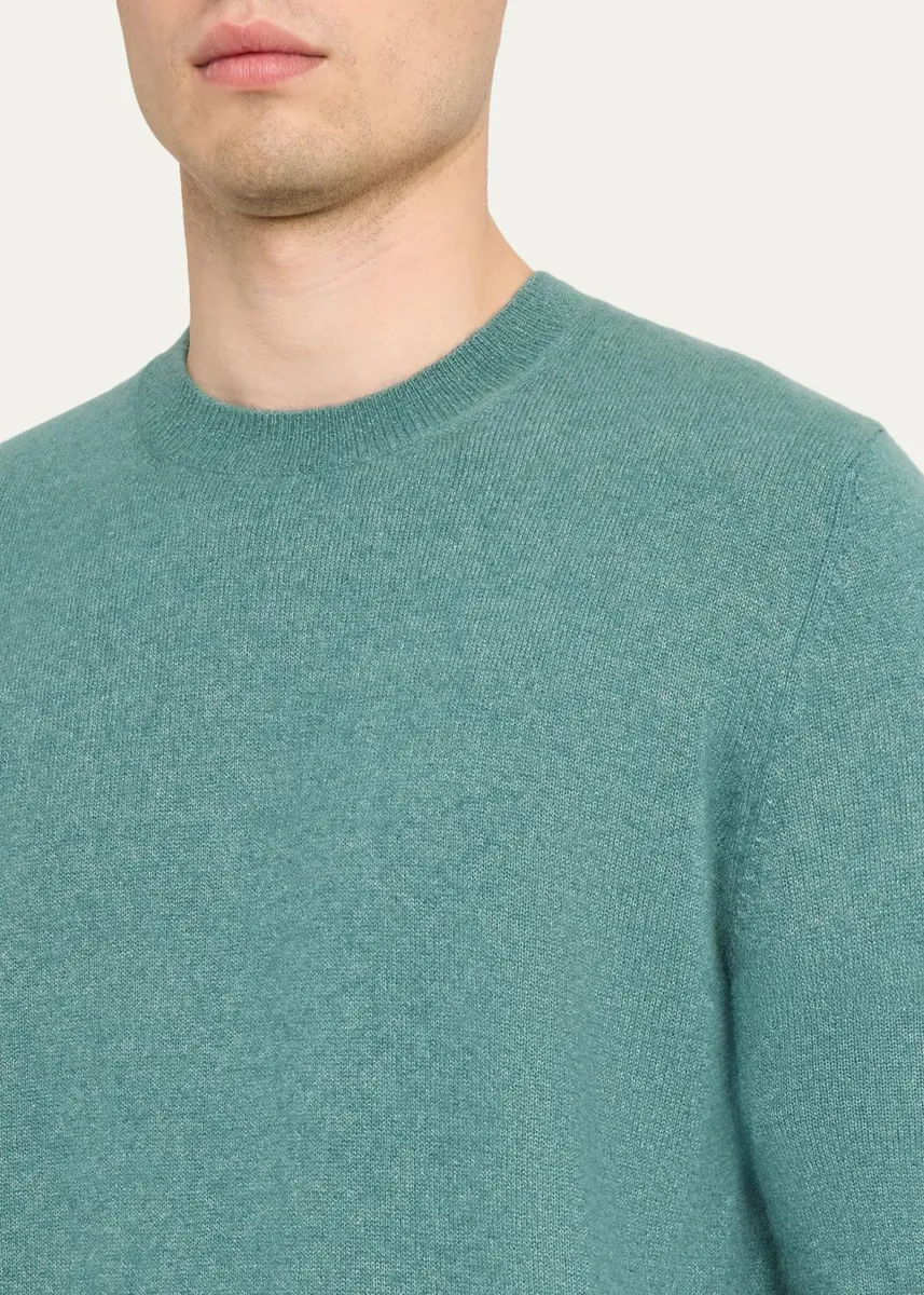 Iris Von Arnim Men's Dip Dye Cashmere & Silk Sweater | Thumbnail 5 Iris Von Arnim Men's Dip Dye Cashmere & Silk Sweater | Thumbnail 5
