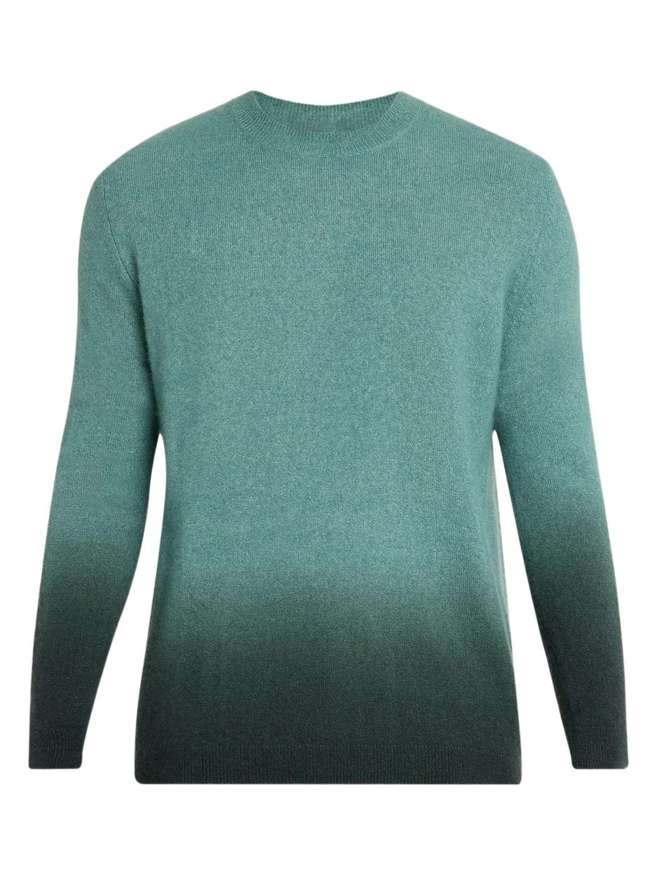 Iris Von Arnim Men's Dip Dye Cashmere & Silk Sweater
