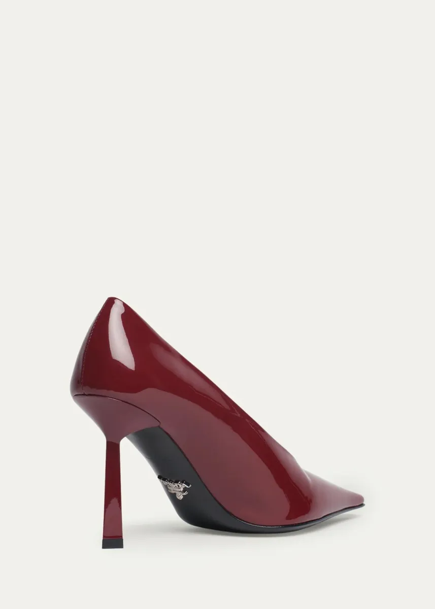 Prada Vernice 90MM Patent Leather Pumps | Thumbnail 2 Prada Vernice 90MM Patent Leather Pumps | Thumbnail 2