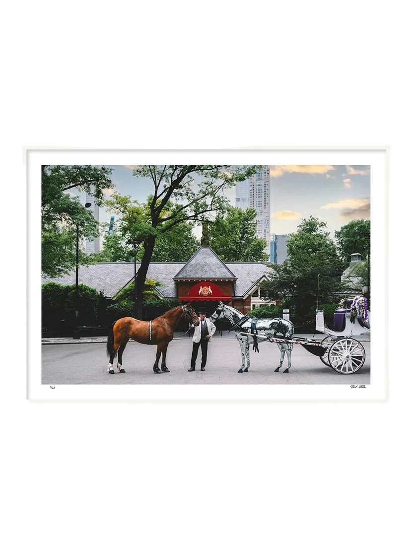 Nick Mele Fine Art "Double Parked" BG 125th Anniversary Framed Photo Print, Limited Edition of 25