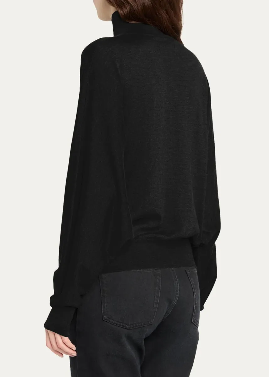 The Row Leith Turtleneck Knit Top | Thumbnail 3 The Row Leith Turtleneck Knit Top | Thumbnail 3