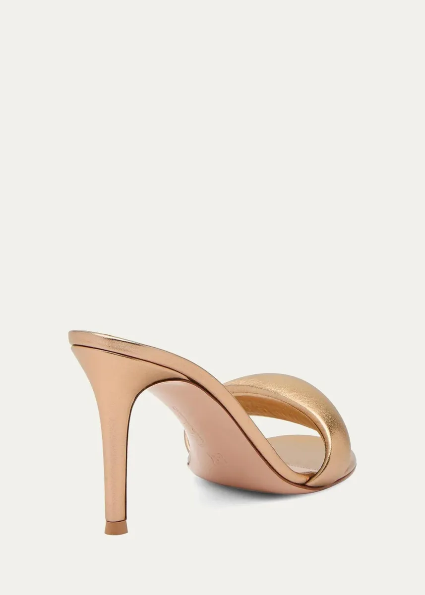 Gianvito Rossi Bijoux 85MM Leather Mules | Thumbnail 2 Gianvito Rossi Bijoux 85MM Leather Mules | Thumbnail 2
