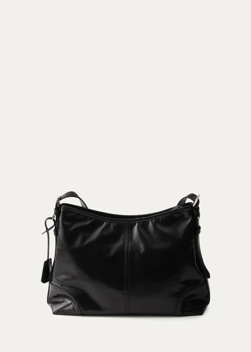 Prada Large Aimee Leather Shoulder Bag | Thumbnail 2 Prada Large Aimee Leather Shoulder Bag | Thumbnail 2