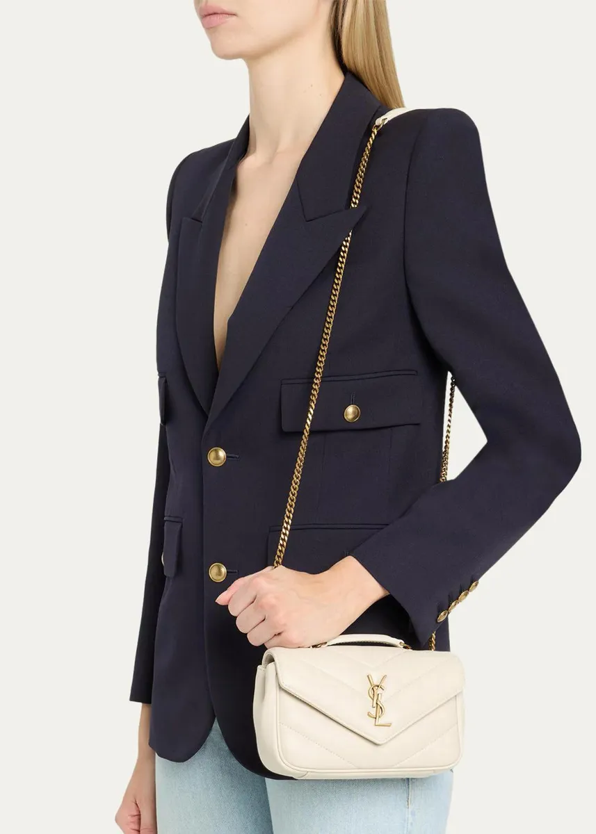 Saint Laurent Quilted Leather Shoulder Bag | Thumbnail 2