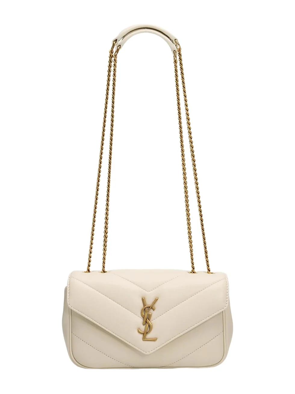 Saint Laurent Quilted Leather Shoulder Bag