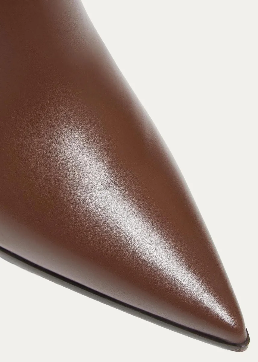 Gianvito Rossi Keinna 85MM Leather Block-Heel Booties | Thumbnail 2 Gianvito Rossi Keinna 85MM Leather Block-Heel Booties | Thumbnail 2