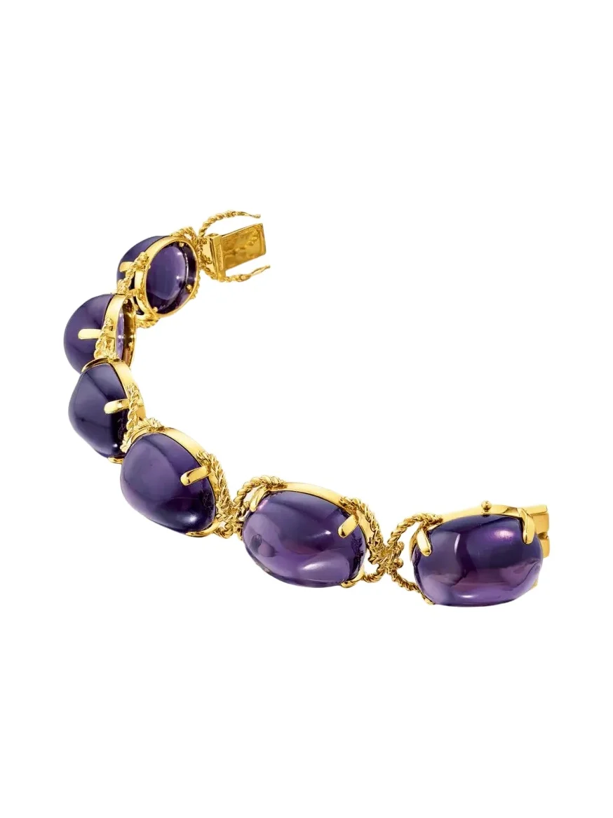 18K Yellow Gold & Lapis Lazuli Bracelet 18K Yellow Gold & Lapis Lazuli Bracelet