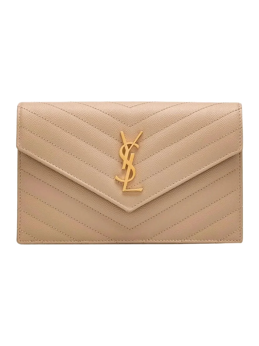 Saint Laurent Cassandre Quilted Chevron Leather Shoulder Bag