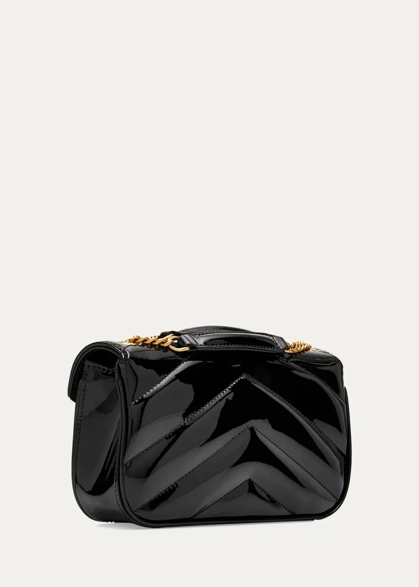 Saint Laurent LouLou Mini Logo Quilted Leather Shoulder Bag | Thumbnail 3