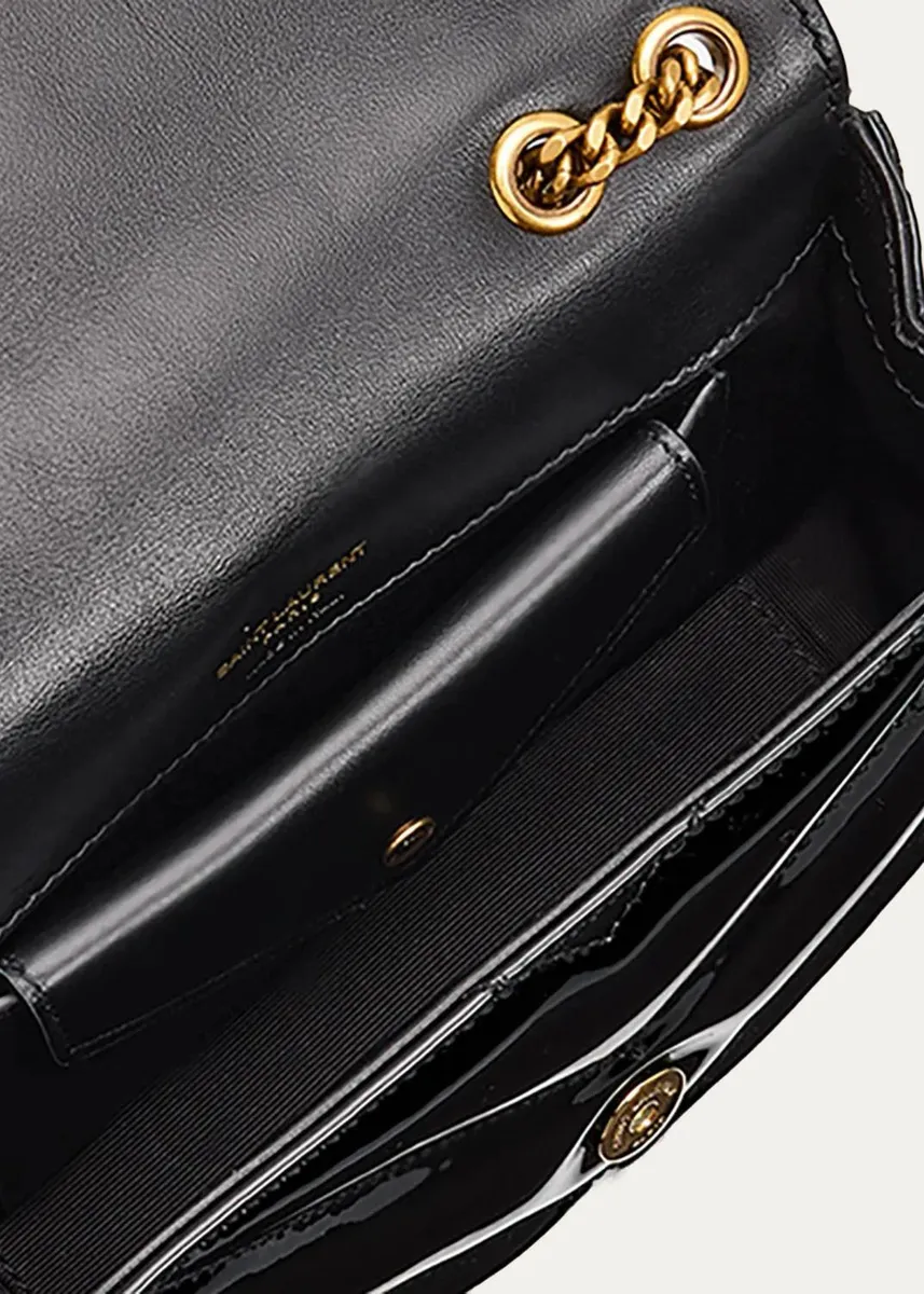 Saint Laurent LouLou Mini Logo Quilted Leather Shoulder Bag | Thumbnail 4
