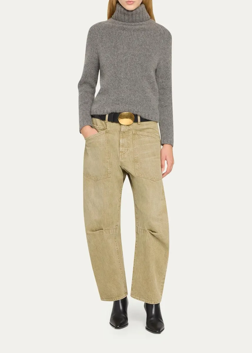 Nili Lotan Kingsly Cashmere-Silk Turtleneck Sweater | Thumbnail 2 Nili Lotan Kingsly Cashmere-Silk Turtleneck Sweater | Thumbnail 2