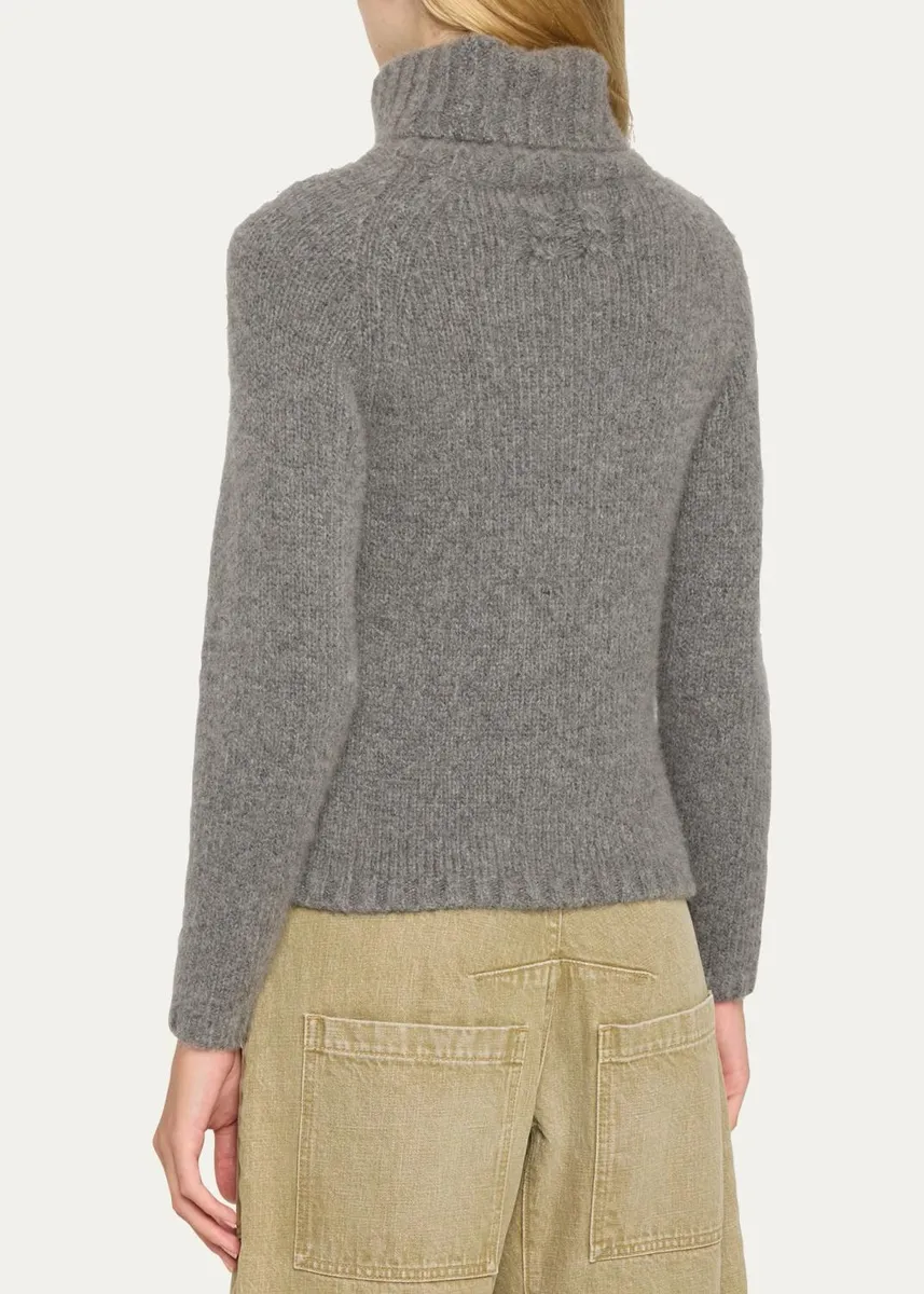 Nili Lotan Kingsly Cashmere-Silk Turtleneck Sweater | Thumbnail 3 Nili Lotan Kingsly Cashmere-Silk Turtleneck Sweater | Thumbnail 3