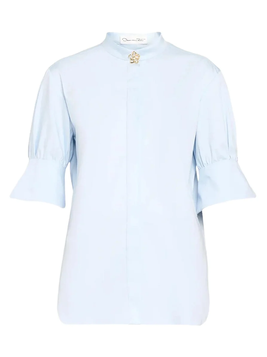 Short-Sleeve Cotton Poplin Button-Down Shirt Short-Sleeve Cotton Poplin Button-Down Shirt
