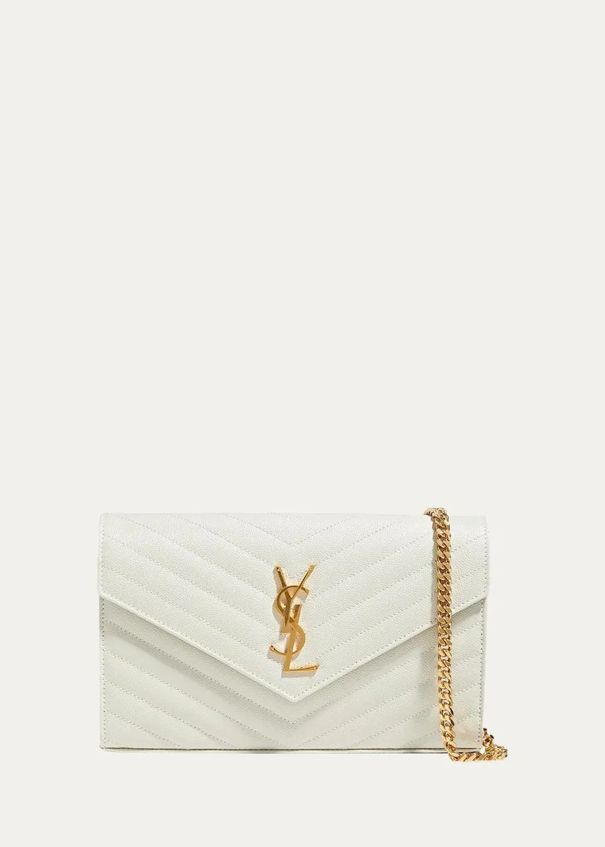 Saint Laurent Logo Quilted Leather Shoulder Bag | Thumbnail 5 Saint Laurent Logo Quilted Leather Shoulder Bag | Thumbnail 5