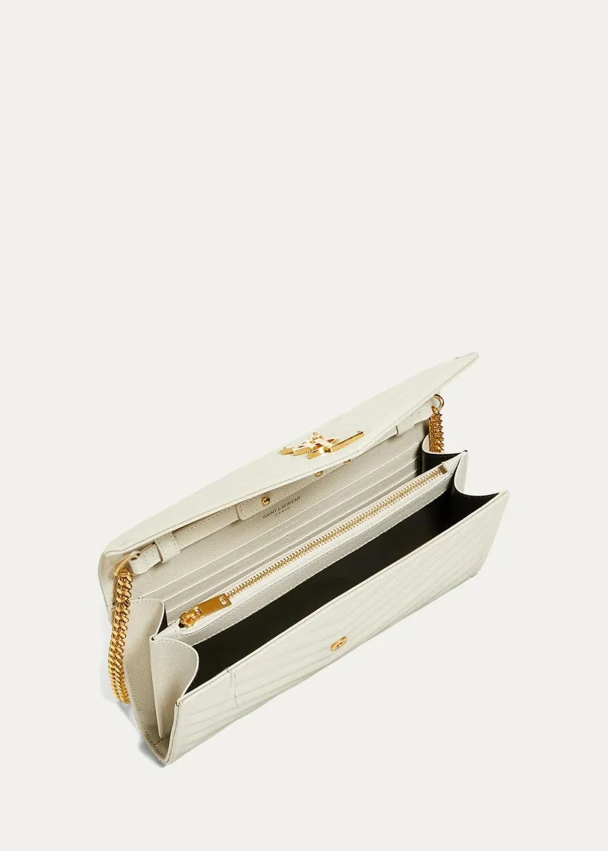 Saint Laurent Logo Quilted Leather Shoulder Bag | Thumbnail 7 Saint Laurent Logo Quilted Leather Shoulder Bag | Thumbnail 7