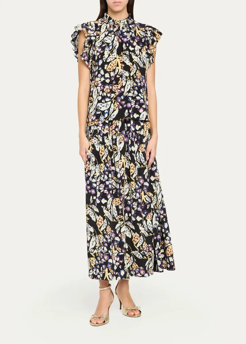 Ulla Johnson Yvette Midi Skirt | Thumbnail 2 Ulla Johnson Yvette Midi Skirt | Thumbnail 2