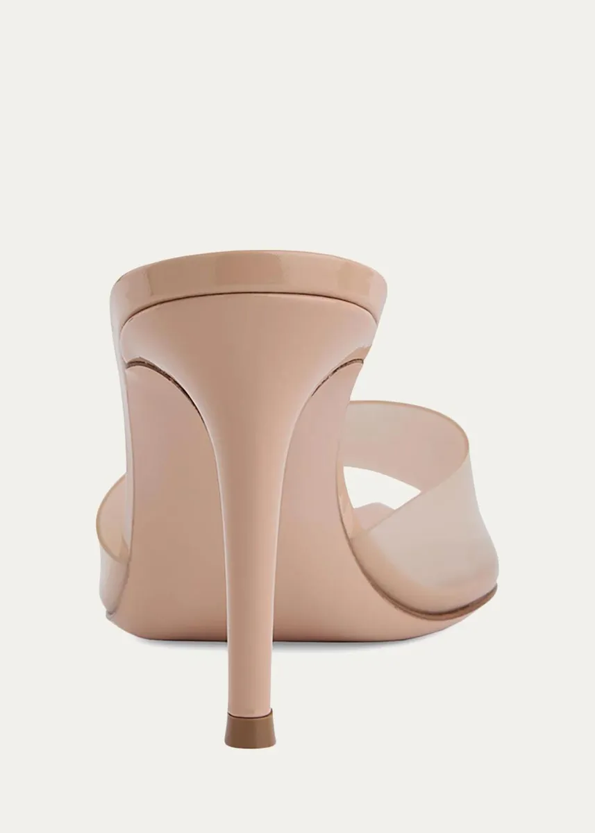 Gianvito Rossi Elle Transparent Mule Sandals | Thumbnail 2 Gianvito Rossi Elle Transparent Mule Sandals | Thumbnail 2